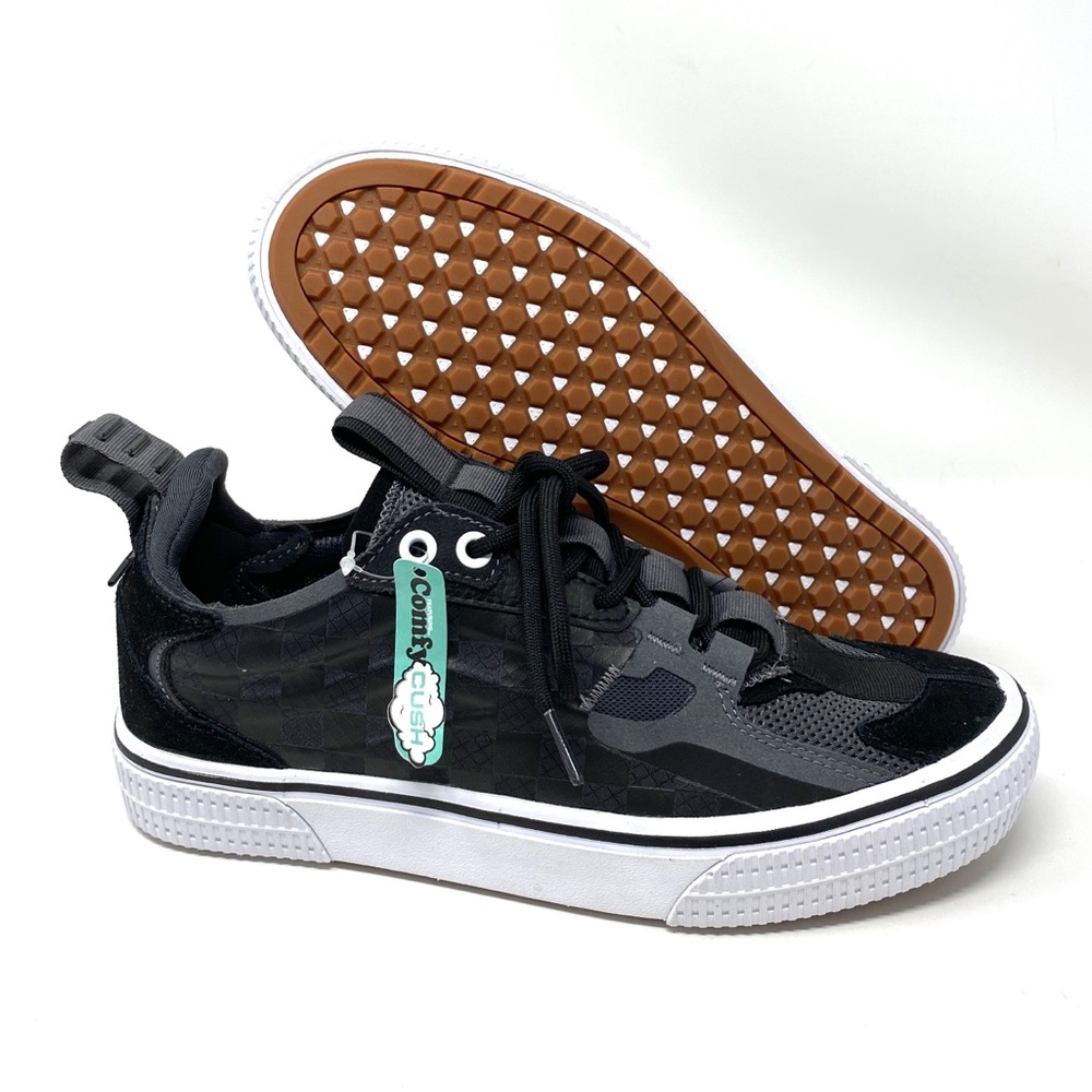 🎄 SANTA’S DEAL 🎄 Vans MTE Low Top Women’s Sneakers suede Grey Black Size 8.5 - Picture 2 of 9